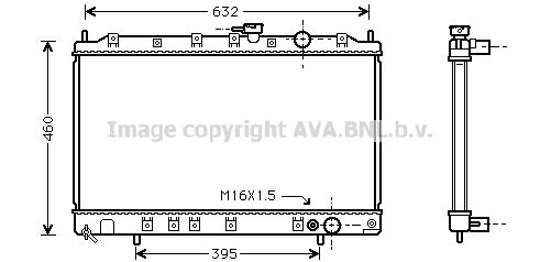 AVA QUALITY COOLING Радиатор, охлаждение двигателя MT2134